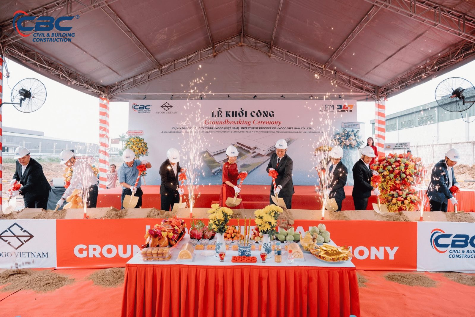 GROUNDBREAKING CEREMONY FOR THE HYOGO VIETNAM INVESTMENT PROJECT